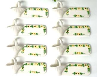 1955 Duncan Ceramic Table Place Cards