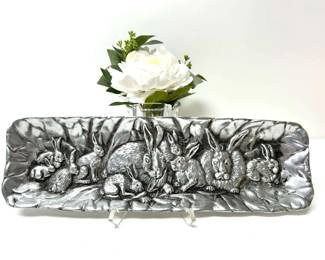 Vintage Bunny Tray