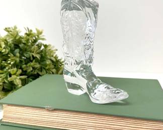 Vintage Ralph Lauren Crystal Cowboy Boot