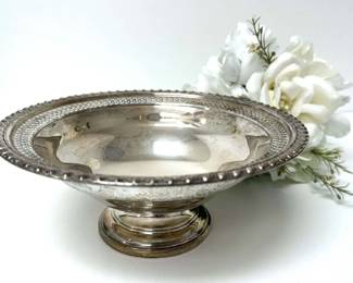 Sterling Silver 8 Pedestal Dish