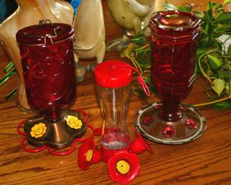 Hummingbird feeders