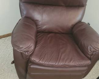 Like new leather recliner