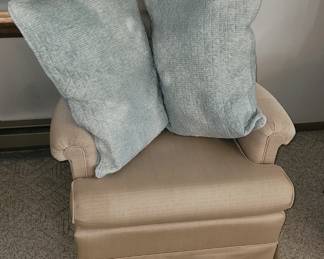 Chair and pillows