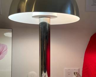 MCM Chrome Mushroom Lamp