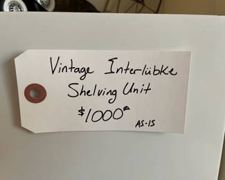 Vintage Interlubke shelving unit