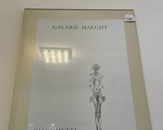 Alberto Giacometti Exhibit Poster 