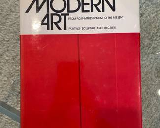 Modern Art book by sam hunter and John Jacobus
