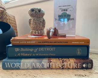 "Frank Lloyd Wright" Bramhall House, The Building of Detroit: A History" by Ferry, "Word Architecture" Chartwell Books