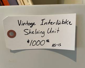 Vintage Interlubke Shelving Unit