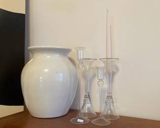 Candle Holders, Ceramic Vase