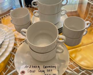 Arzburg German soup mug set