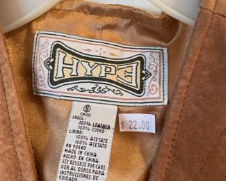 Vintage Hype suede vest