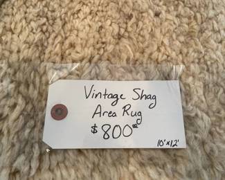 Vintage Shag Area Rug