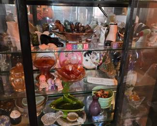 Blown glass to bone China, jade, Lennox and depression glass