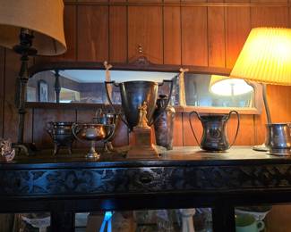 Silver plated trophies 