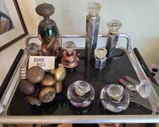 Antique vintage door knobs