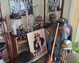 Tons of war, military memorabilia 