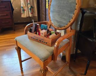 Pristine French provincial antique chair