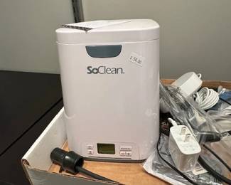Like new SoClean machine to clean your breathing machine with new spare parts $50.