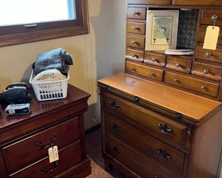 Drop front desk/chest