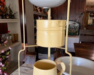 Antique 3 Tier Enamel Washstand