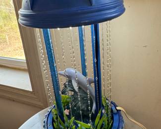 Vintage Dolphin Oil Rain Lamp