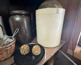 Antique 5 Gallon Stoneware Jug