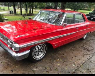 1964 Ford Galaxie 390
We will be taking bids on the Galaxie. 
The bidding will end at 2 on Sunday. 
