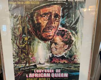 The African Queen Movie Poster Print