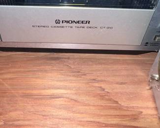 Pioneer stereo cassette tape deck CT 