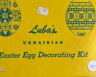 ukrainian easter egg decorating kit "Pisanki" wax egg coloring kit