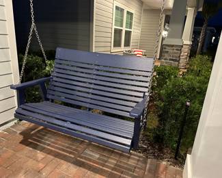 Berlin Gardens 2 Person Blue Swing