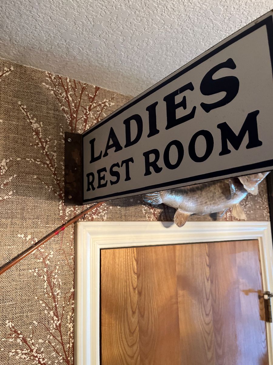 Ladies Rest Room blade sign