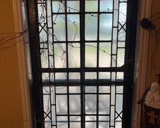 large leaded glass piece