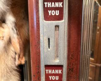 vintage cigarette machine, lights and works!