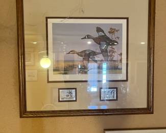 Ducks Unlimited art and stamps