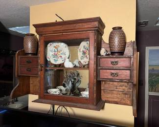 antique display shelf