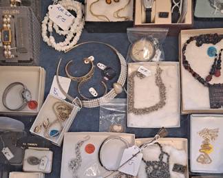 Large Assortment of Costume Jewelry; bottle openers; and much more!