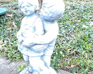Cement Children Statuary