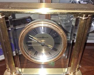 One of many clocks:  Howard Miller Athens All Brass Clock