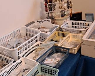 Large Assortment of Costume Jewelry; bottle openers; and much more!
