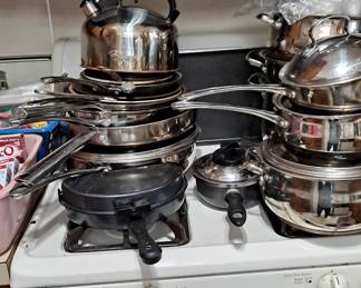 Hot Water Kettle, Pots, Pans and much more!