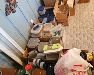Lots of Tupperware 