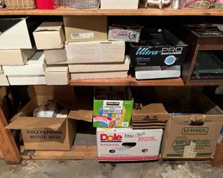 Baseball cards galore.  Some are complete series