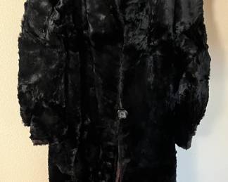 1940s full length mink with puffy sleeves