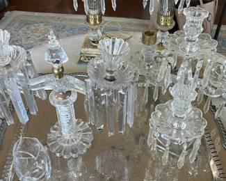 Crystal candelabra