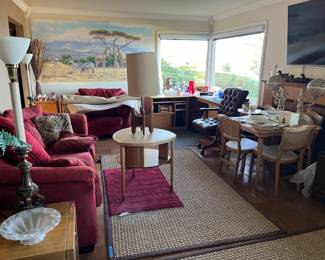 Family room overview - I moved the glass from the LR into this room