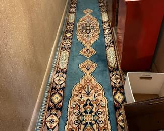 Long wool hall runner - about 20ft