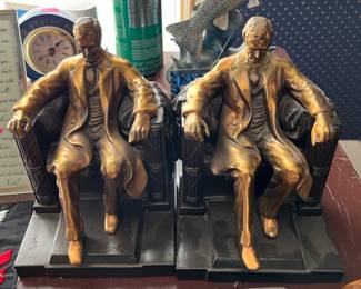 Lincoln bookends - nice!