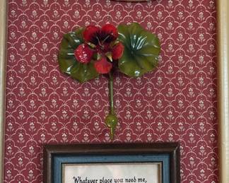 Italian tole wall hook